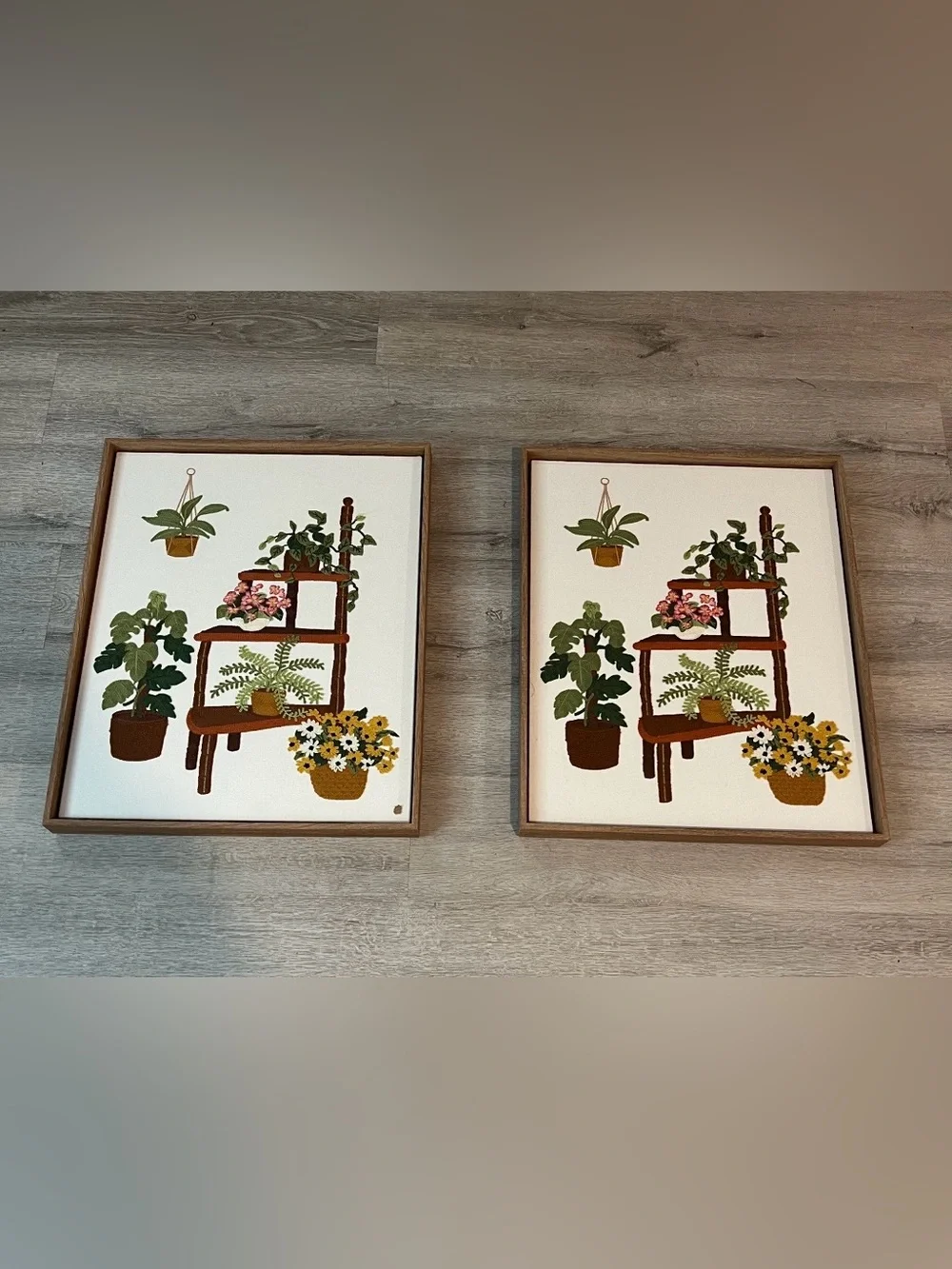 BP Home woven and embroidered textile wall art, boho and graden
